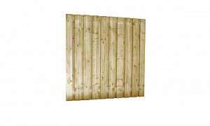 Plankenscherm Grenen Recht