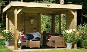 Pine outdoor structure