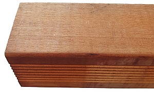 Aktie Hardhout Geschaafd Paal 68x68x2750 mm Niove 100% FSC Op=Op