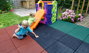 Rubber tegels