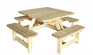Picknicktafel Vierkant